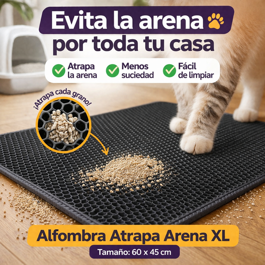 Alfombra Atrapa Arena Gato XL 60x45
