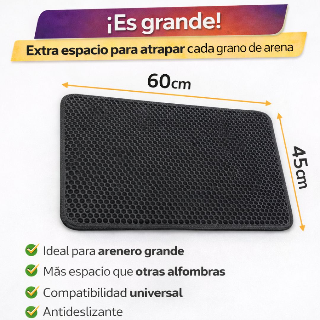 Alfombra Atrapa Arena Gato XL 60x45