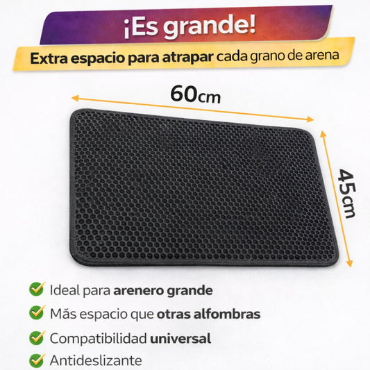 Alfombra Atrapa Arena Gato XL 60x45