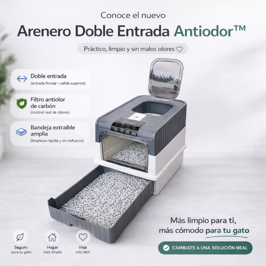Arenero Doble Entrada Antiodor™