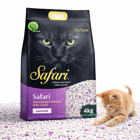 Arena Safari 4kg – Aglomeración y Control de Olores Eficiente